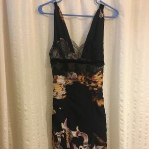 Roberto Cavalli dress size 4  lace floral